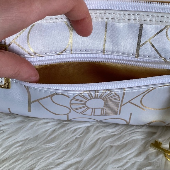 White and Gold Akdmks Purse NWT - Picture 10 of 16